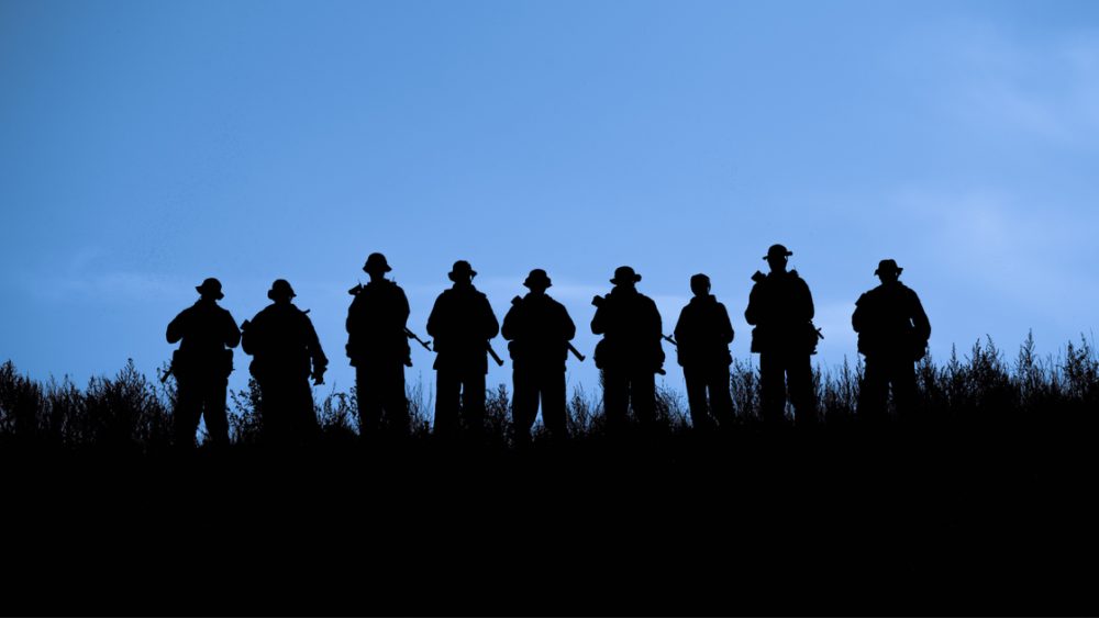 soldiers army border